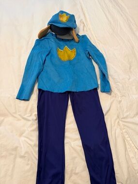 Dog man kids costume size large 10-12